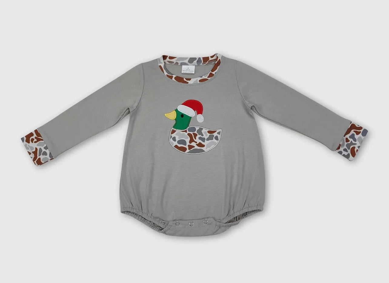 Camo SantaDuck Bubble