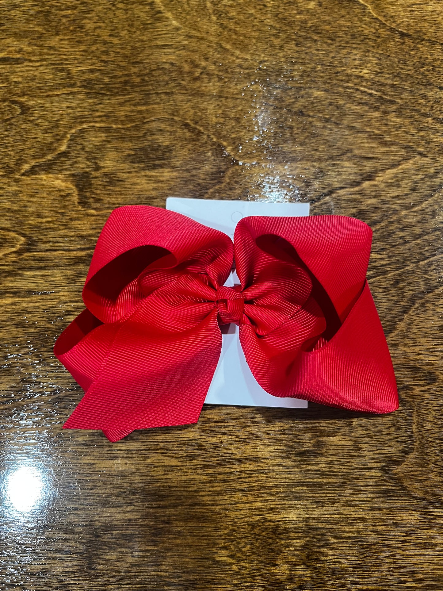 Red Clip Bow