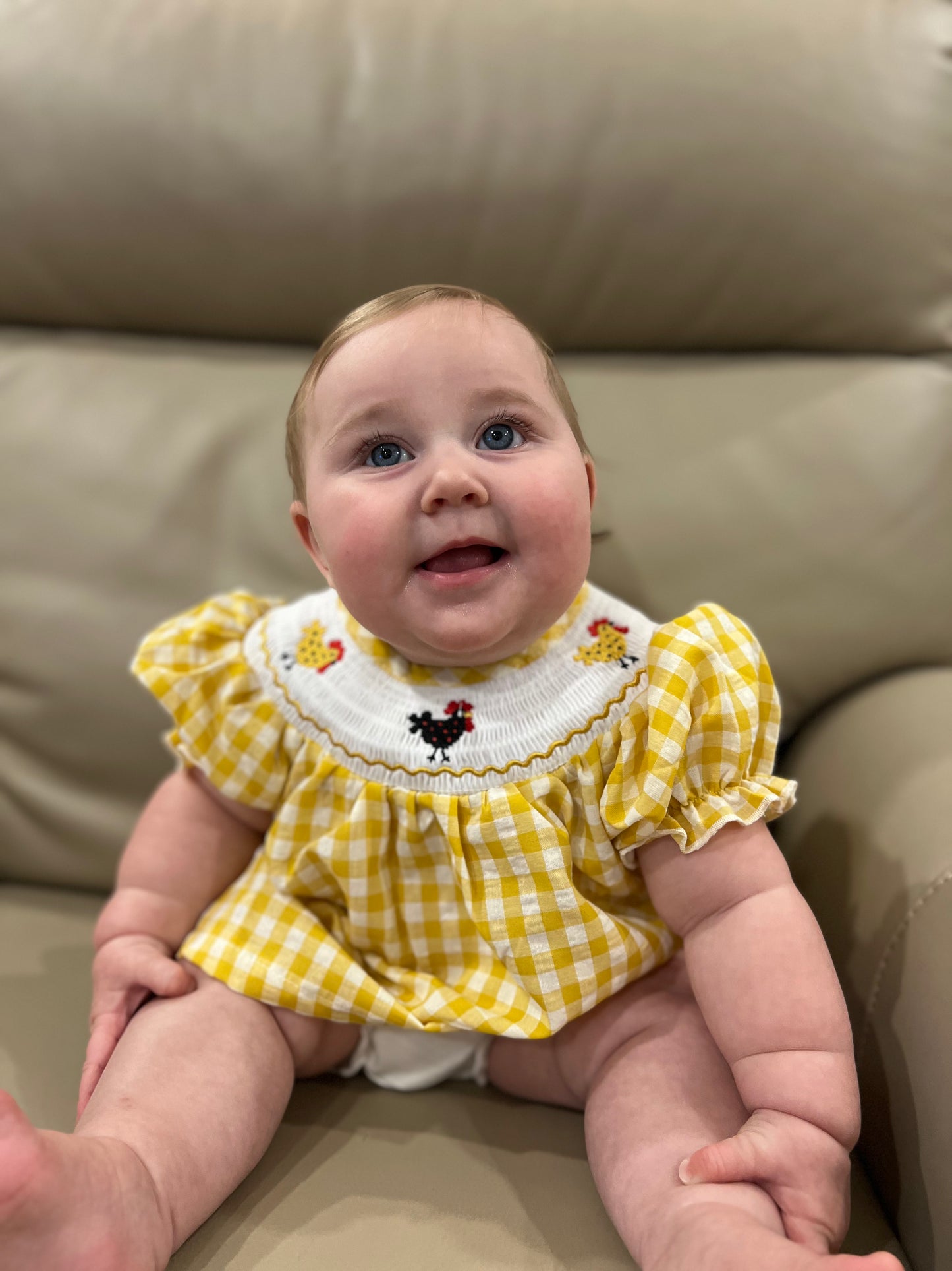 Yellow Gingham Set