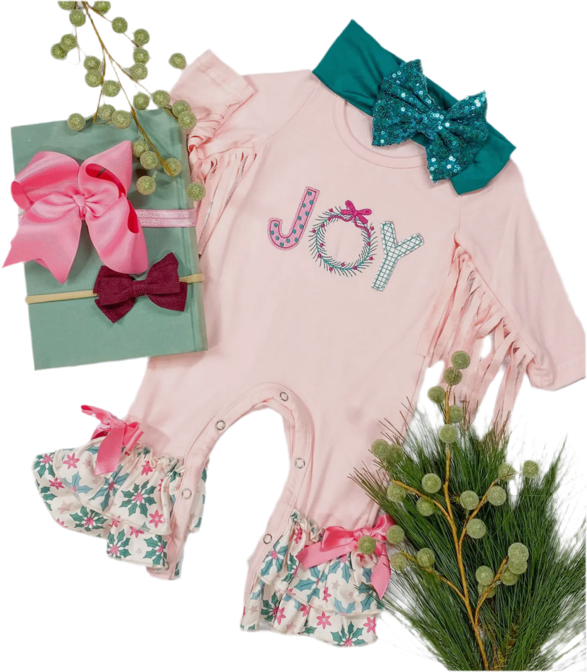 Joy fringe Romper