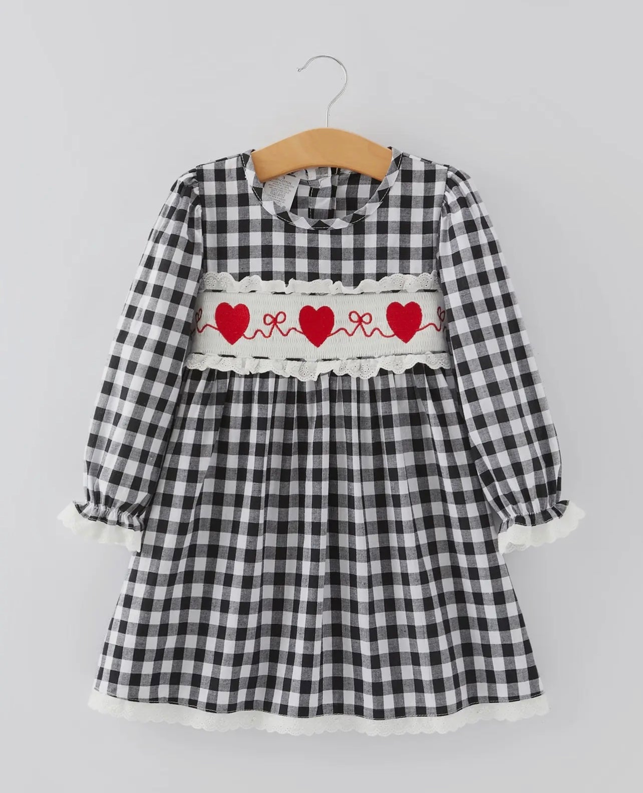 Valentine’s Day Smocked Dress