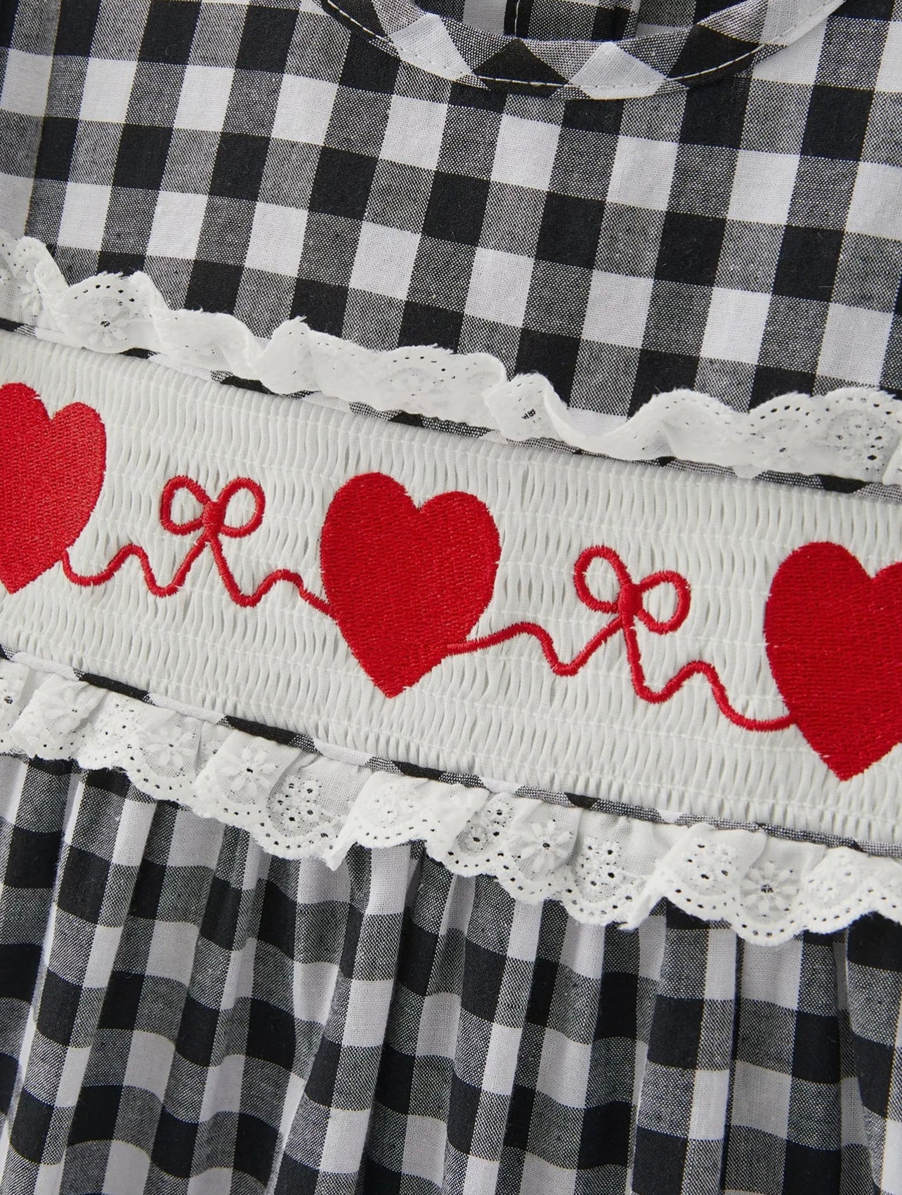Valentine’s Day Smocked Dress